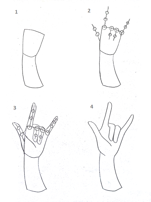 How to draw hands - step by step - Image 2